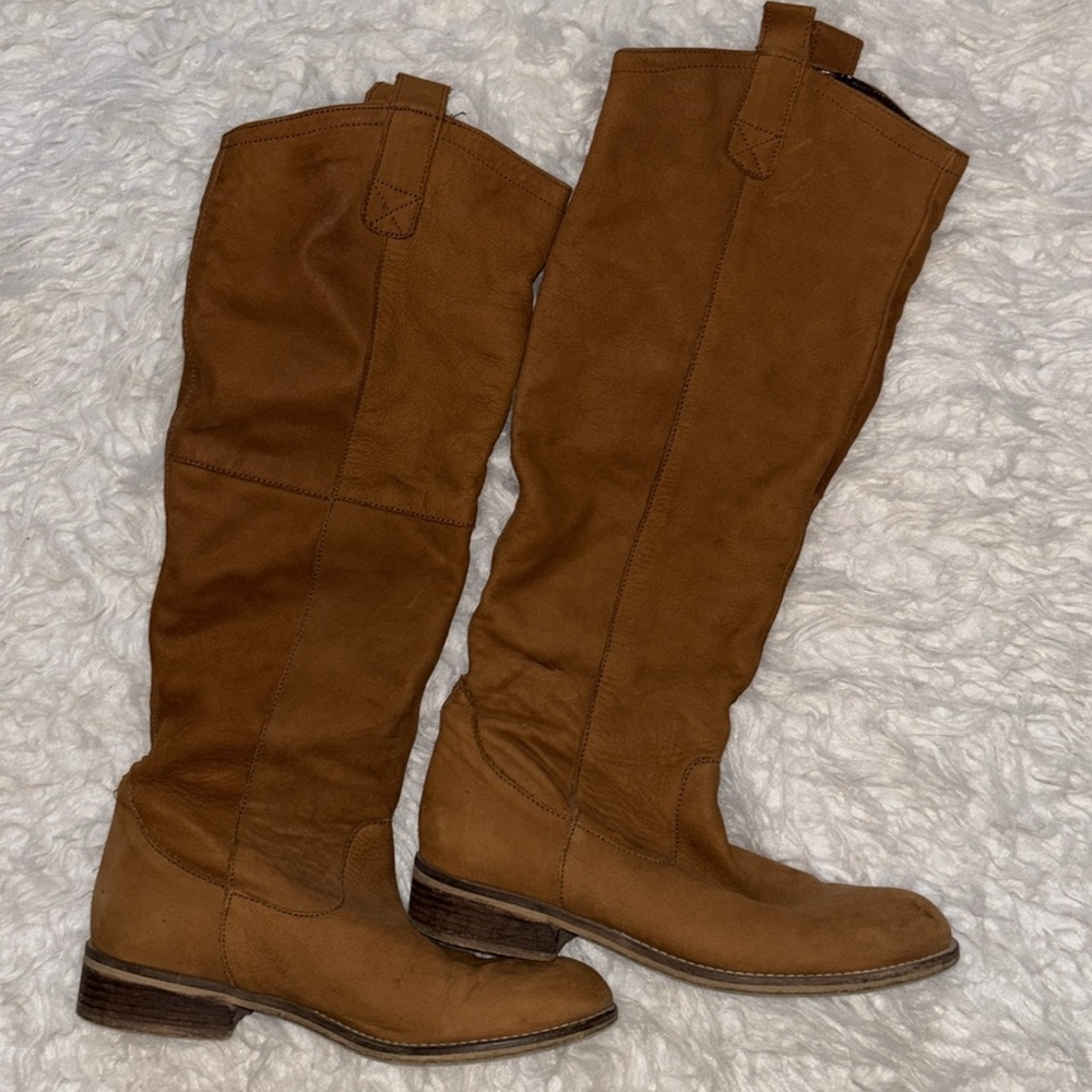 Steve Madden Bankker Pull-on Soft Leather Boots, Size 7.5 M - Picture 2 of 16